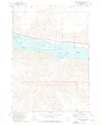 Antelope Island 1973 topographic map thumbnail
