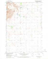 Artichoke Butte 1965 topographic map thumbnail