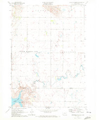 Artichoke Butte NE 1970 topographic map thumbnail