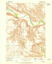 Badnation 1951 topographic map thumbnail