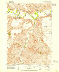 Badnation NW 1951 topographic map thumbnail