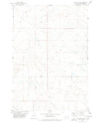 Bams Butte NW 1978 topographic map thumbnail