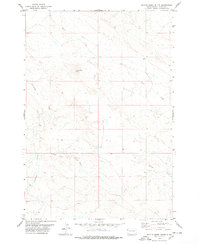 Battle Creek Butte 1978 topographic map thumbnail