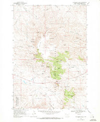 Battleship Rock 1969 topographic map thumbnail