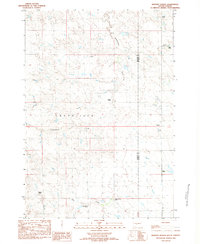 Bentley Ranch 1983 topographic map thumbnail