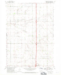 Beresford NE 1968 topographic map thumbnail