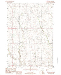Bessie Butte 1982 topographic map thumbnail