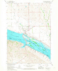 Big Bend Dam 1966 topographic map thumbnail