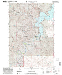 Bison NE 1998 topographic map thumbnail
