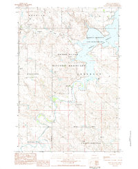 Bison NE 1983 topographic map thumbnail