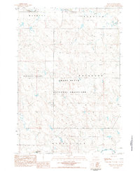 Bison NW 1983 topographic map thumbnail