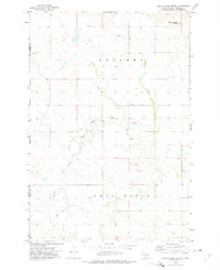 Black Horse Butte 1972 topographic map thumbnail