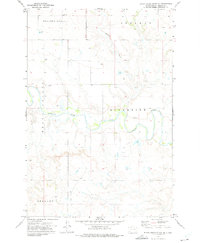 Black Horse Butte NE 1972 topographic map thumbnail
