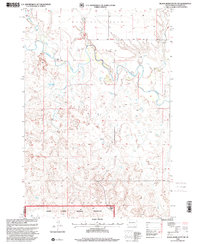 Black Horse Butte NW 1998 topographic map thumbnail