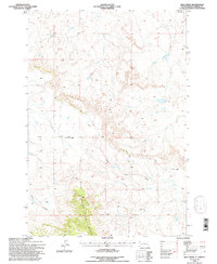 Bog Creek 1993 topographic map thumbnail