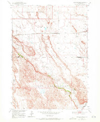Bouquet Table 1950 topographic map thumbnail