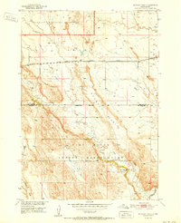 Bouquet Table 1952 topographic map thumbnail
