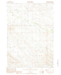 Bowen Ranch 1983 topographic map thumbnail