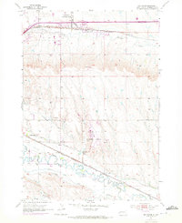 Box Elder 1953 topographic map thumbnail