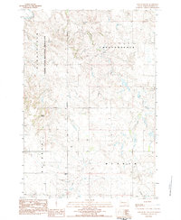 Boxcar Buttes 1983 topographic map thumbnail