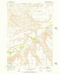 Brennan Flat 1954 topographic map thumbnail