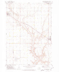 Bridgewater West 1973 topographic map thumbnail