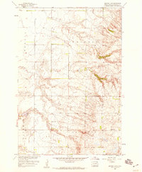 Britton 4 NW 1958 topographic map thumbnail