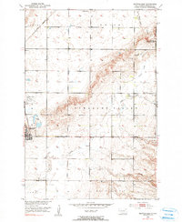 Britton East 1953 topographic map thumbnail