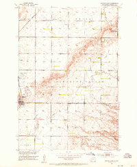 Britton East 1953 topographic map thumbnail