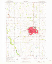 Brookings 1964 topographic map thumbnail