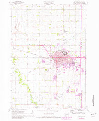 Brookings 1964 topographic map thumbnail