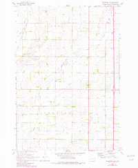 Brookings NE 1968 topographic map thumbnail