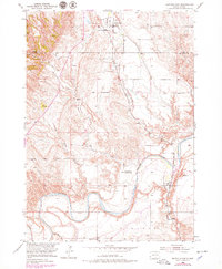 Buffalo Gap 1950 topographic map thumbnail