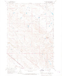Bull Creek Butte 1965 topographic map thumbnail