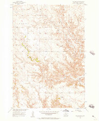 Bullhead SW 1956 topographic map thumbnail