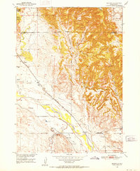 Burdock 1950 topographic map thumbnail