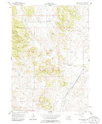 Butcher Hill 1957 topographic map thumbnail