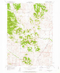 Butcher Hill 1957 topographic map thumbnail