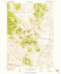 Butcher Hill 1957 topographic map thumbnail
