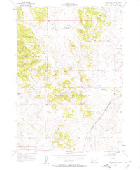 Butcher Hill 1957 topographic map thumbnail