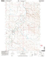 Camp Crook 2005 topographic map thumbnail