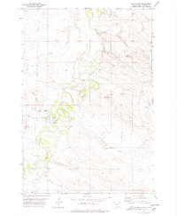 Camp Crook 1977 topographic map thumbnail