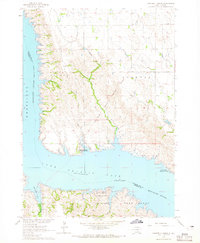 Campbell Creek 1964 topographic map thumbnail