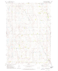 Canova West 1973 topographic map thumbnail