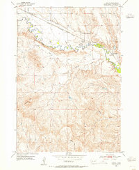 Caputa 1953 topographic map thumbnail