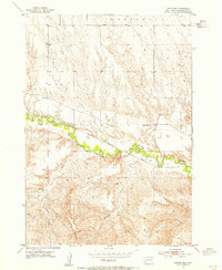 Caputa NE 1953 topographic map thumbnail