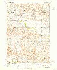Caputa SW 1953 topographic map thumbnail