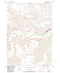 Carlin Flat 1956 topographic map thumbnail