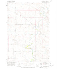 Caroline Butte 1974 topographic map thumbnail