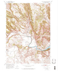 Cascade Springs 1950 topographic map thumbnail